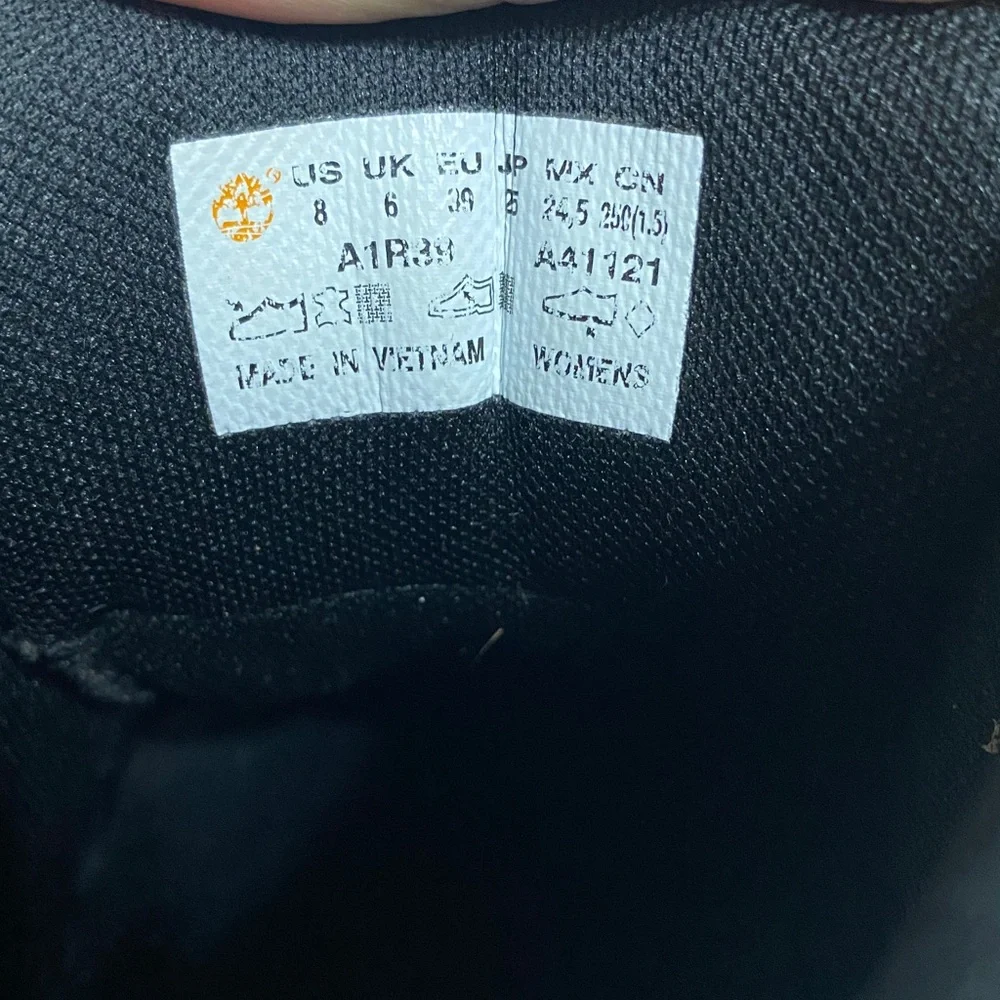 Timberland Women's Euro Sprint Mid Hiker Black Nubuck Boot - Picture 6 of 9